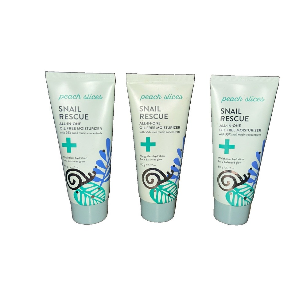 X3 PEACH SLICES Snail Rescue All-In-One Deep Oil-Free Moisturizer 2.82 oz